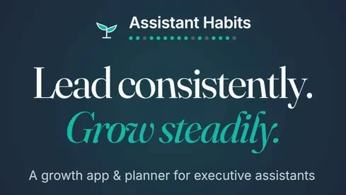 The Assistant Habits app and weekly planner