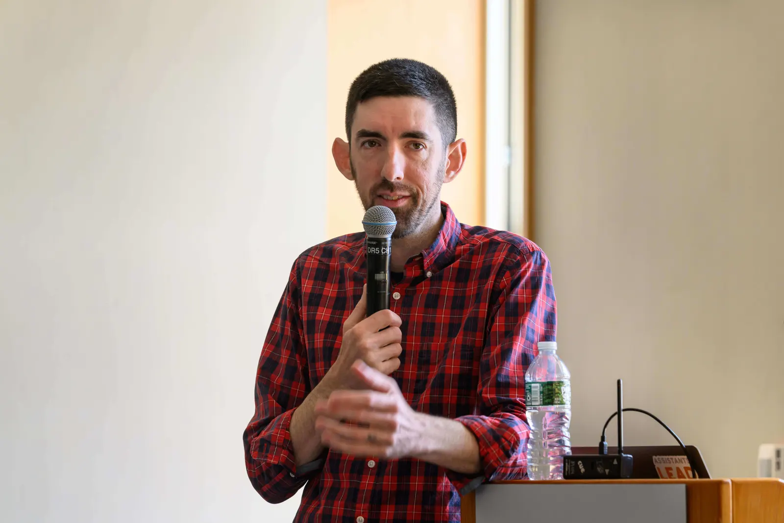 Jeremy Burrows speaking at MIT
